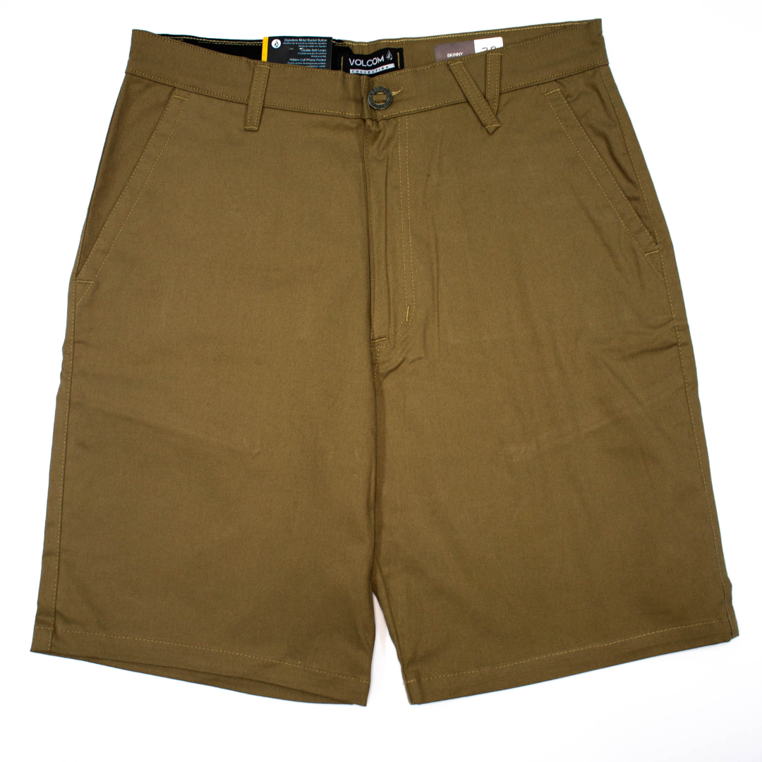 Short Casual Volcom Beige Caqui