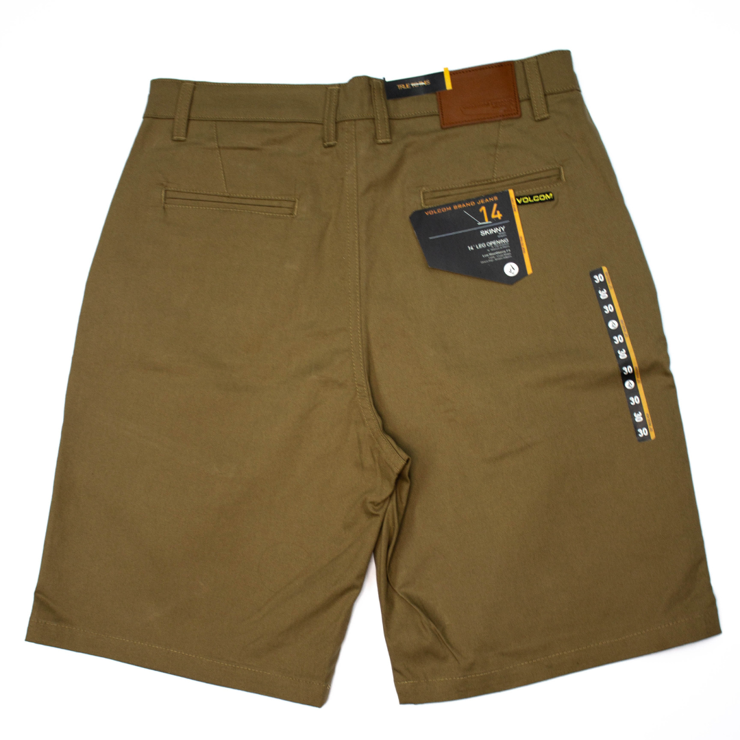 Short Casual Volcom Beige Caqui - Imagen 2